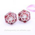 New design fashion women christmas silver earring costume jewelry wholesale alibaba